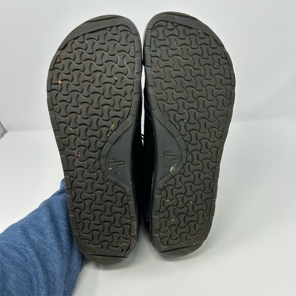 Birkenstock Footprints Sneakers Black Lace Up Low Top EU 42 Medium/Narrow Width - Picture 10 of 13